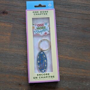 One More Chapter Enamel Keychain and Pin Set - Blue